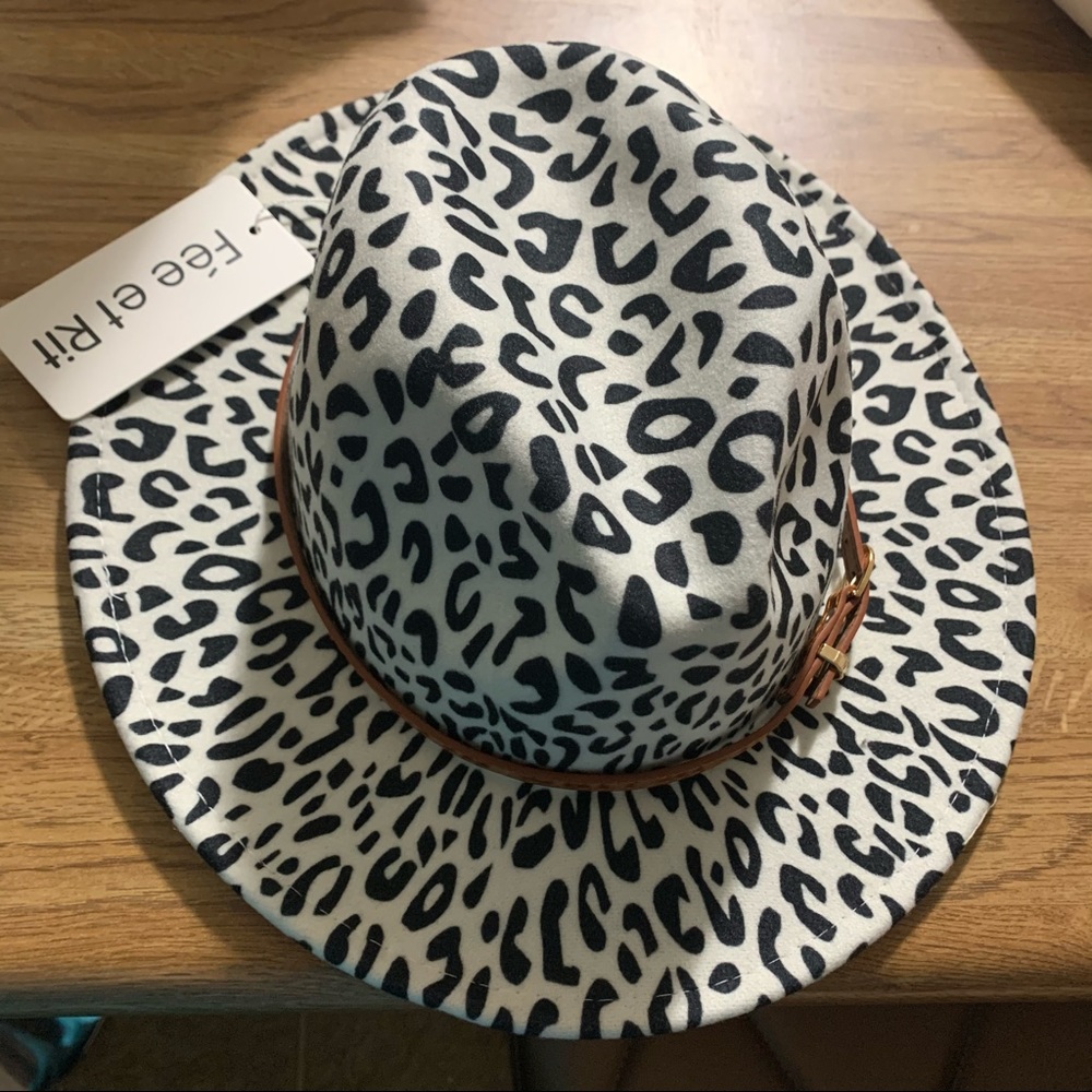 Animal print hat